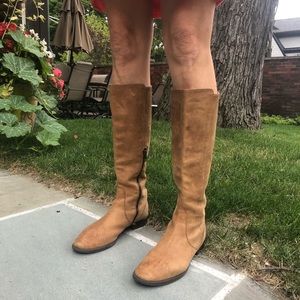 J. Crew tall leather Saddle Riding Boots